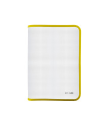 Mapa cu fermoar Economix A4 (plastic/galben) E31644-05